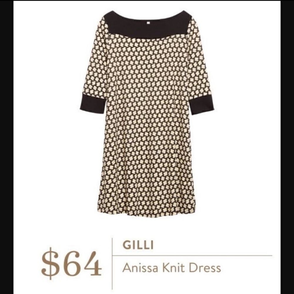 Gilli Anissa knit shift dress size small